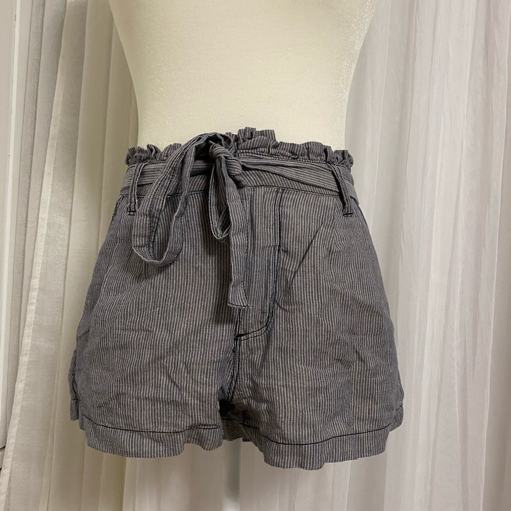 Striped shorts. Size small. Front tie.